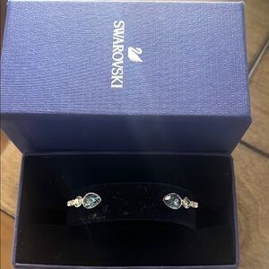 Swarovski Silver and Blue Women's Bracelet